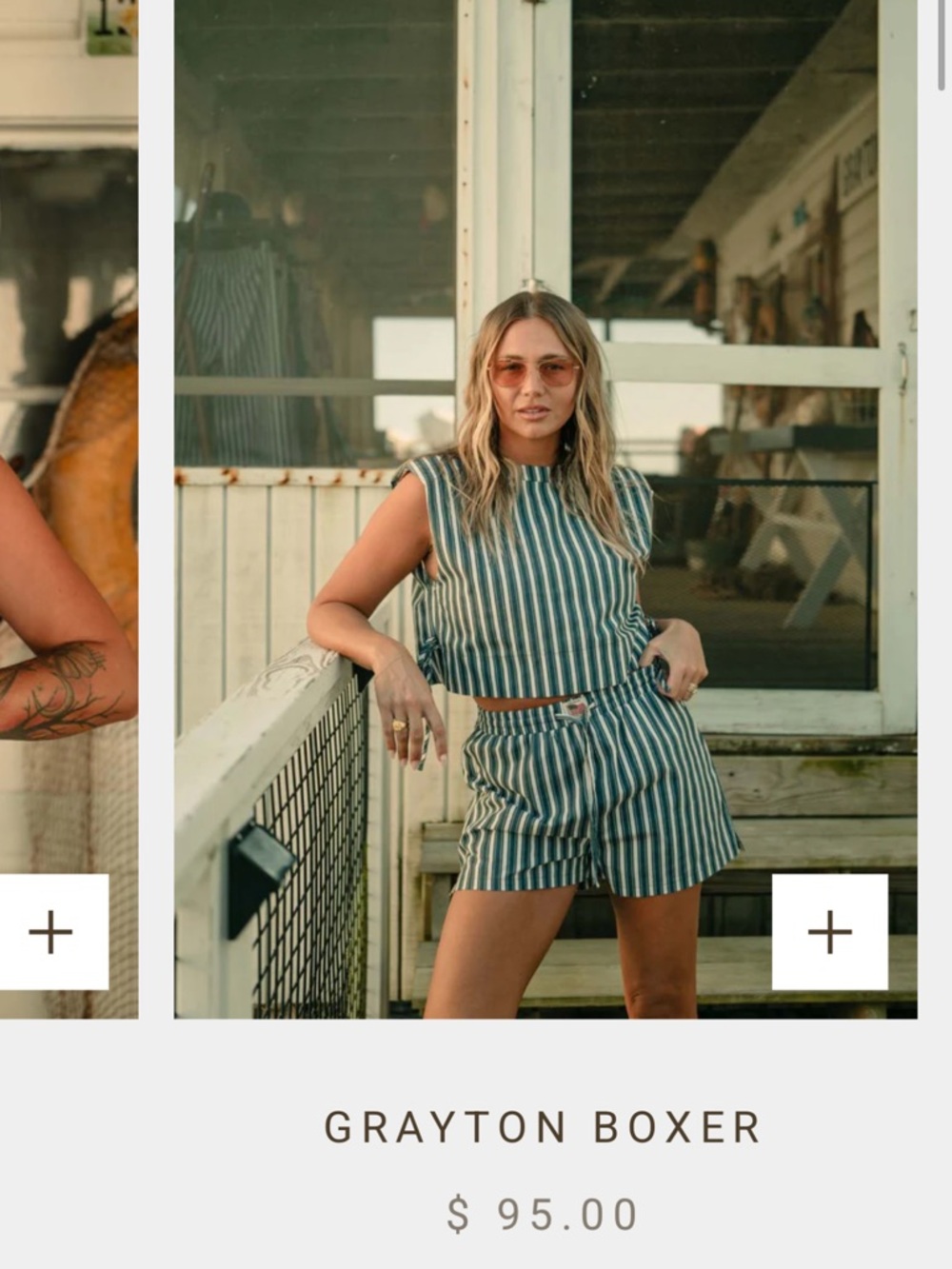 Tribe Kelley // Grayton Tank (Med) & Boxer (Large) // Color:Navy //Worn Twice